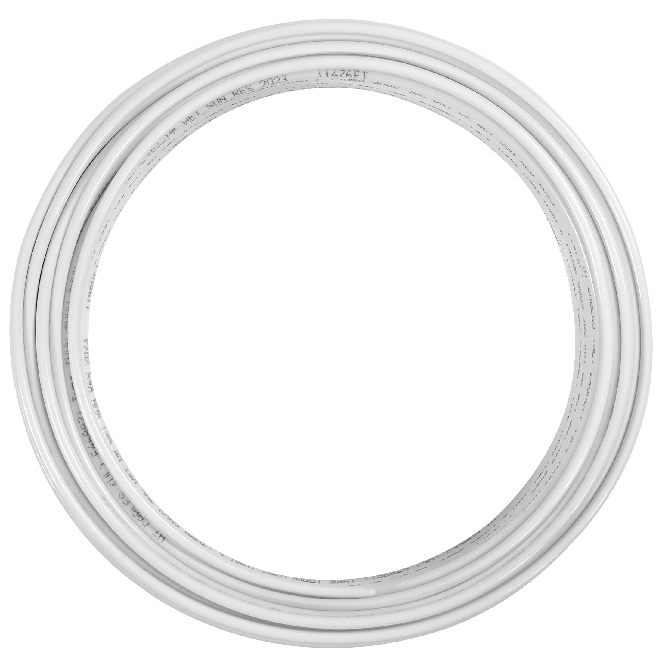 Maxxima 100 Ft. 14 AWG White THHN Stranded Copper Electrical Wire, 600V