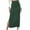 Green, variant on KIHOUT Plus Size Skirt For Women Women's Versatile Half Skirt Solid Color Elastic Wrapped Hip Skirt Split Skirt
