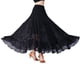 thumbnail image 3 of Falda de baile de salón latino para mujer, vestido de tango, patinaje, lentejuelas, ropa de baile Negro, 3 of 9