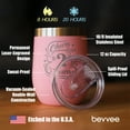 thumbnail image 4 of Bevvee Insulated Wine Tumbler 12 oz Cheers 2 Years Anniversary Gifts Tumblers, 4 of 4