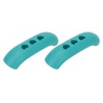 thumbnail image 4 of 2Pcs Silicone Assist Handle Holder Grip, Heat , Non Slilp Pot Sleeve for Frying Pans, Griddles with Thermolytic Holes, Prevent Slipping, Easy Install, Widely Use, 4 of 8