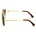 thumbnail image 3 of Men Large Outdoor Sunglasses Metal Rimless Aviator Reading Glasses - Big Lens Rectangular Tinted Readers, 3 of 4
