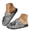 Silver, variant on Women Glitter Mules Slippers Bowknot Cork Footbed Metal Buckle Closed Toe Non Slip Casual Clog Shoes