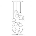 thumbnail image 2 of RXYP08WHRND5 AFX Roxy - 5 Light Quintuple Pendant In Modern Style-6.25 Inches Tall and 24 Inches Wide-White Finish, 2 of 2