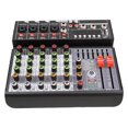 thumbnail image 5 of 6-Channel Professional Mixer DJ Audio Mixer with 99 Sound Effects LCD Screen, 5 of 16
