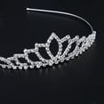 thumbnail image 5 of WHAMVOX  2 Pcs Tiara Crown for Wedding Bridal Bride Women's, 5 of 8