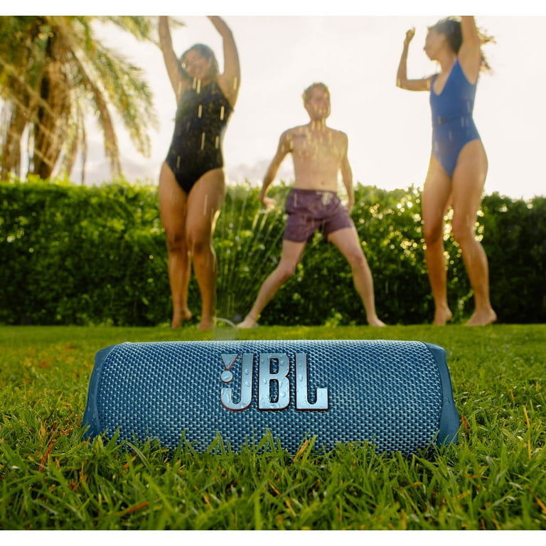 Open Box JBL Flip 6 Blue Bluetooth Speaker - Harman Loud Bass