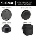thumbnail image 6 of Sigma 28mm F/1.4 DG HSM Art Lens for Sony E (Deluxe Bundle) with Accessories, 6 of 6