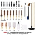 thumbnail image 2 of Gun Cleaning Kit for Rifles Universal Handgun Shotgun Pistol Rifle Cleaning kit for .22 .357/9MM .30 .40 .45 .243 .270 12GA 20GA All Calibers and Portable Brass Brush, 2 of 7