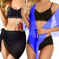 thumbnail image 7 of Tisoloow Sarongs Sheer Cover Ups, Bikini Wrap Skirt 2 count, 7 of 7