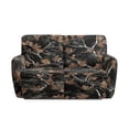 thumbnail image 3 of Xoenoiee Hunting Camo Forest Leaves Print 6-Piece Jacquard Recliner Loveseat Cover with Pockets, Stretchable Sofa Protector Washable Lazy Boy Recliner Slipcovers with Non-Slip Bottom, 3 of 6