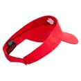 thumbnail image 3 of Canada Maple leaf Embroidered Sports Visor - Red OSFM, 3 of 5