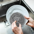 thumbnail image 6 of Ikohbadg Multi-Gauge Steel Cleaning Pot Brush, Heavy Duty Scrubber for Pots, Pans, Stoves & Grills, Rust-Proof, Durable Dishwasher Tool, Satisfaction Guaranteed, 6 of 8