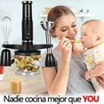 thumbnail image 4 of Batidora De Inmersion 3 En 1 Multifuncional 600w 3 Velocidades Accesorios Intercambiables You, 4 of 8