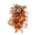 thumbnail image 2 of Artificial Fall Wreaths for Front Door,Autumn Wreath with Pumpkin and Maple Leaves Thanksgiving Artificial Flowers Wreath，Fall Decorations for Home Front Porch Yard Window Farmhouse Decor, 2 of 7