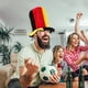 thumbnail image 4 of Sombrero de fiesta mundial del Oktoberfest de Alemania, sombrero de copa, accesorios de disfraz del Oktoberfest, sombrero bávaro para adultos, fiesta de Halloween, multicolor, 4 of 8