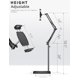 thumbnail image 4 of Soporte de suelo para tableta BluusuUK, altura ajustable, base de 5 kg, 4 of 9