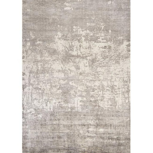 HomeRoots 352899 Tapis en Viscose Beige 3 Pi 3 Po x 5 Pi 3 Po