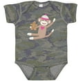 thumbnail image 3 of Inktastic Sock Monkey Gingerbread Boys or Girls Baby Bodysuit, 3 of 5