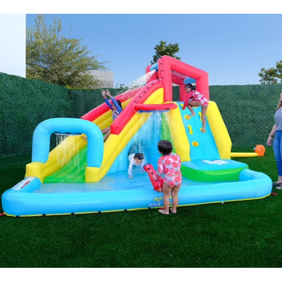 Open Box My 1st Water Slide Splash and Slide with Tunnel and Water Arch