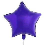 Fun Express Mylar Balloon Purple Star 18"