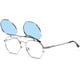 thumbnail image 1 of Flip Up Sunglasses Men Women Polarized Steampunk Flip Sunglasses With Double Lenses6 x 3.5 x 0.5 inches, 1 of 4