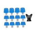 thumbnail image 2 of harper 12 Pieces Football Boot Spikes Replacement Soccer Shoe Spikes Threaded Anti Slip Blue, 2 of 10