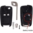 thumbnail image 4 of XYCCA 2 Buttons Car Key Fob Case Remote Control Replacements Compatible for Opel Vauxhall Buick Astra Insignia Vectra Chevrolet Cruze Aveo Spark Captiva Orlando (1pcs), 4 of 6