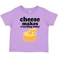 thumbnail image 3 of Inktastic Cheese Makes Everything Better Boys or Girls Toddler T-Shirt, 3 of 5
