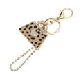 thumbnail image 3 of Llavero de coche Jadeshay Llavero de bolso de leopardo Llavero exquisito Llavero de pulsera, 3 of 14
