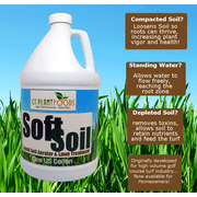 Soft Soil Liquid Soil Aerator & Lawn Treatment to Fix Compacted Soils, Improve Drainage with Non-Mechanical Liquid Application. 1 Quart (32 oz)