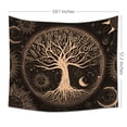 thumbnail image 2 of Tree of Life Tapestry Wall Hanging Sun Moon Stars Tapestries Aesthetic Galaxy Wall Tapestry Nature Home Decoration for Living Room Bedroom(59.1 x 51.2 in), 2 of 6