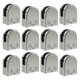thumbnail image 1 of 6-8mm 8-10mm 10mm-12mm Pack Of 4/12 Glass Clamps,304 Stainless Steel Glass Balustrade Clamps | Glass Clips Bracket Holder For Window Balustrade Stair, 1 of 1