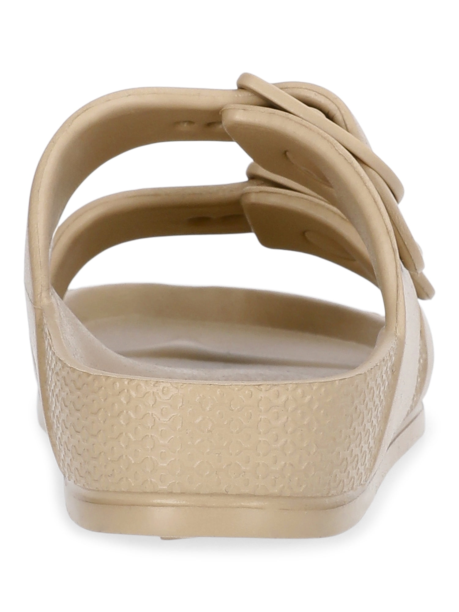 Wonder Nation Little and Big Boys or Girls Two Buckle Footbed Slide Sandals