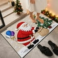 thumbnail image 6 of Antqov Christmas Bathroom Mat 16x24" Soft Santa Claus Christmas Rug Christmas Bathroom Decor Holiday Non-Slip Floor Xmas Theme Bath Mats for Indoor Outdoor Home Bathroom Supplies Gifts, 6 of 6