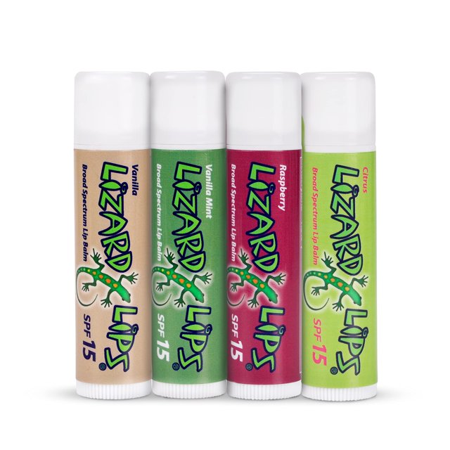 Bálsamo labial Lizard Lips SPF 15 (variedad de 4 sabores)