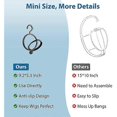 thumbnail image 4 of Wig Hanger Hanging Hat Storage Hook Black 4-Pack Wig Hanger Portable Hanger Wig Stand for All Wigs and Hats Foldable Wig Stand Durable Wig Stand, 4 of 5