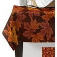 thumbnail image 2 of Rectangle Tablecloth 60x84inch, Thanksgiving Maple Leaves, Vinyl Table Covers Waterproof Oilcloth Table Cloth Linens, Farmhouse Tablecloths for Outdoor Dining Wedding Party Camping, Fall Leaf, 2 of 6