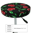 thumbnail image 2 of Goofa Cherry Printed Stool Covers Round, Waterproof Round Bar Stool Covers Anti-Slip Round Bar Stool Seat Cover with Elastic Bands Durable -12 inch, 2 of 7