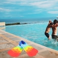 thumbnail image 4 of 1 par de aletas para nadar para niños, aletas de natación de silicona, suministros de buceo, 4 of 6