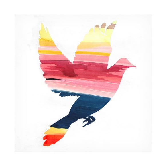 Trademark Fine Art Grace Popp  Firebird I Canvas Wall Art