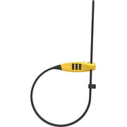 Abus Combiflex TravelGuard Cable lock, Combination, 4mm, 45cm, Yellow
