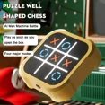 thumbnail image 2 of 3-in-1 Mini Electronic Puzzle Game Set - Tic-Tac-Toe with AI Battle, Memory & Concentration Training Modes | Instant Play, Simple Rules | Vibrant Lemon Yellow Portable Toy for All Ages, 2 of 7