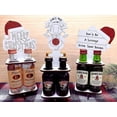 thumbnail image 1 of Mini portabotellas de licor navideño divertido con estante para botellas de vino con forma de 4 agujeros, 1 of 3