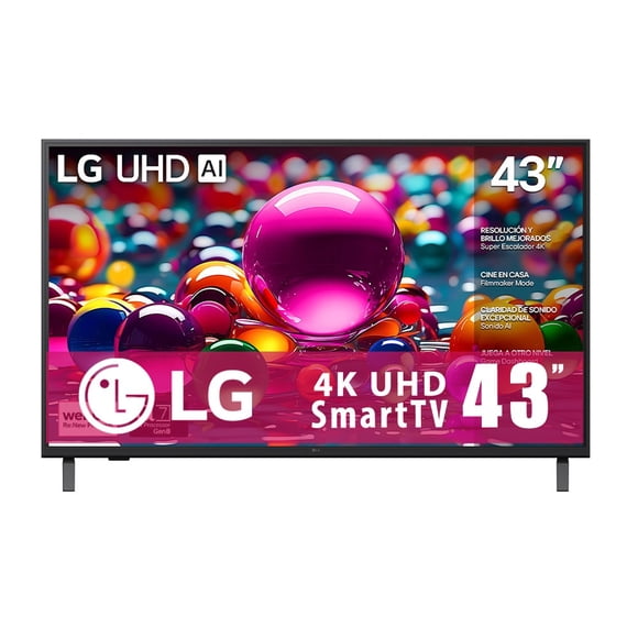 TV LG 43 Pulgadas UHD AI UA75 4K SMART TV 2025 43UA7500