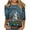 Multicolor, variant on Inverlee Womens Easter Shirts Rabbits Eggs Print Tees Trendy 3/4 Sleeve T Shirts Blouses Workout Crewneck Dressy Casual Tops