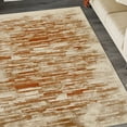 thumbnail image 6 of BNM Abstract Graphic Design Indoor Area Rug, 7' x 9', Rust, 6 of 6