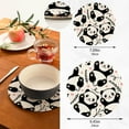 thumbnail image 3 of Panda 2 Pack Pot Holders Trivets, Heat Resistant Hot Pads for Kitchen Table Decoration Trivets for Hot Dishes/Pot/Bowl/Teapot/Hot Pot Holders, 7" + 9.45", 3 of 7