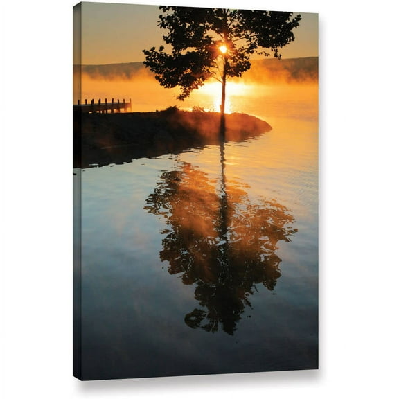 ArtWall Steven Ainsworth "Mists On Fire" Gallery-Wrapped Canvas