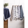 thumbnail image 2 of Gerber Baby Boy or Girl Unisex Flannel Blankets, 4-Pack, Coastal Calm, 2 of 13